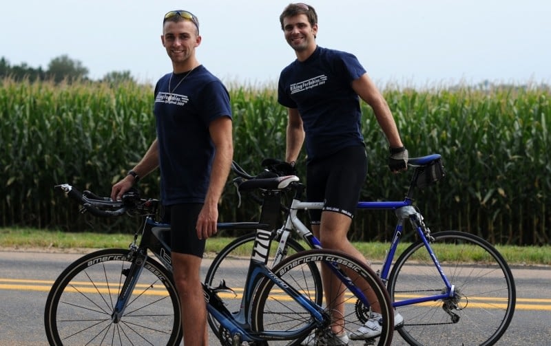 Mike Schaefer and Jimmy Becker, On The Bikes 2009
